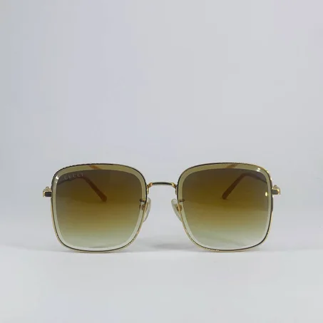 GUCCI GG0445O نظارة شمسيه  جولد للنساء