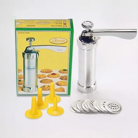 Machine à biscuits en acier inoxydable avec accessoires