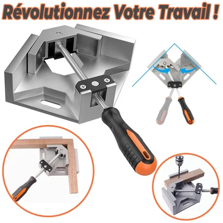 Pince à Angle droit pour le serrage plastique