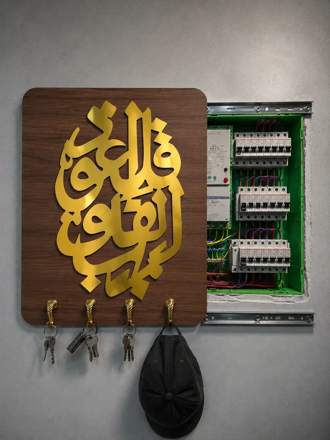 كاش ديجانكتور عصري بلمسة إسلامية راقية قُلْ أَعُوذُ بِرَبِّ الْفَلَقِ