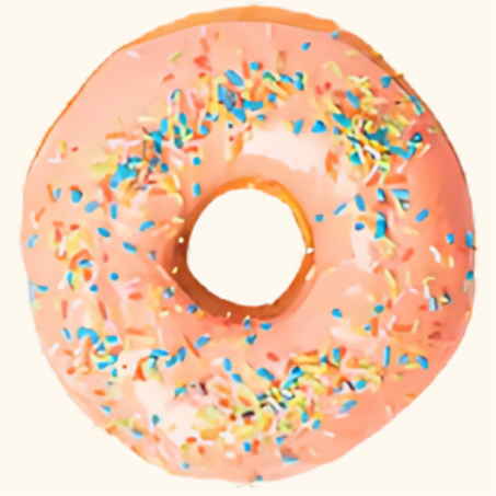 دونات بالفراولة