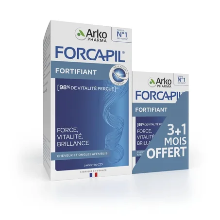 Forcapil Fortifiant  PACK GÉLULES 1 ACHETÉ = 1 OFFERT