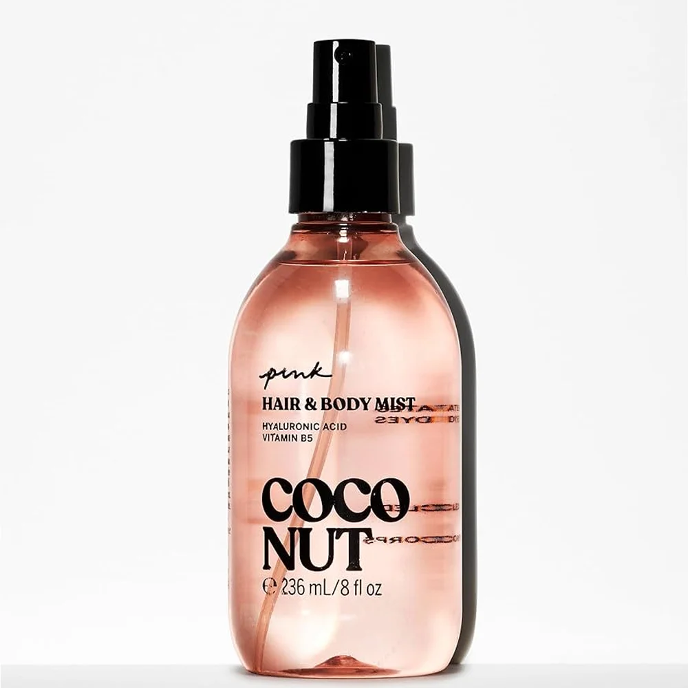 Victoria's Secret PINK Coconut Hair & Body Mist, Perfume Spray for Women