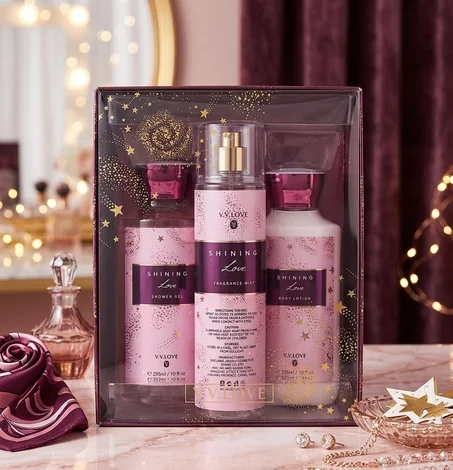 V.V.Love Coffert Cadeau " Shining Love"  ( Gel douche + Lotion + Brume Parfumée )