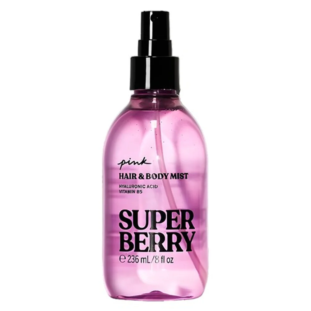 Victoria's Secret PINK Superberry Hair & Body Mist, Perfume Spray for Women