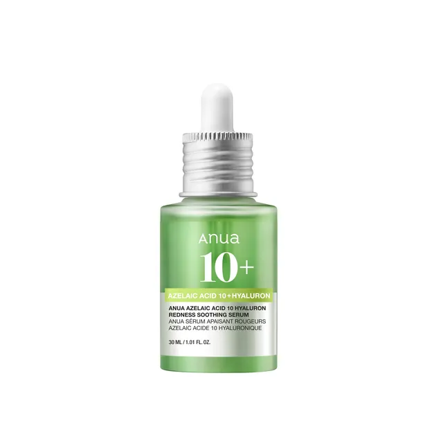 Anua - Azelaic Acid 10 Hyaluron Redness Soothing Serum - Sérum apaisant anti-rougeurs