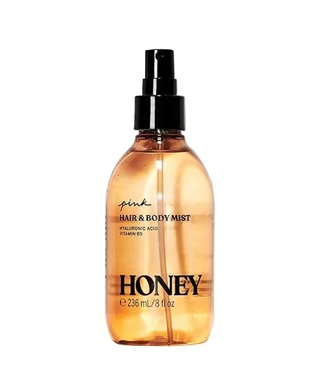 Victoria's Secret PINK Honey Hair & Body Mist, Perfume Spray for Women