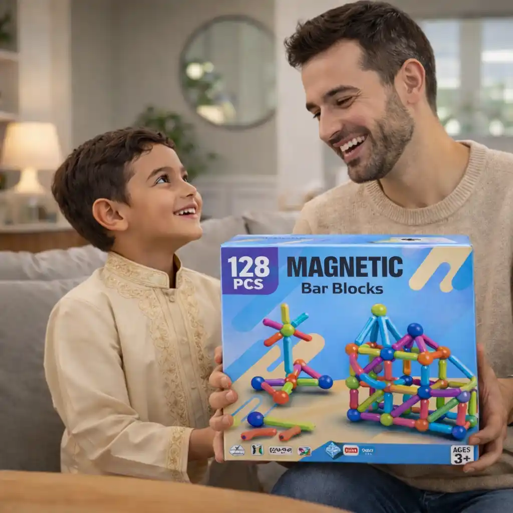 لعبة مجموعة البناء المغناطيسية