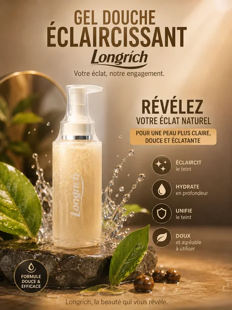 GEL DOUCHE ECLAIRCISSANT LONGRICH