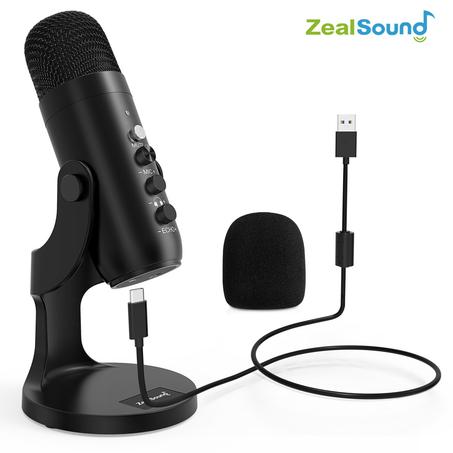 Zealsound Professional USB Condenser Microphone Studio Recording