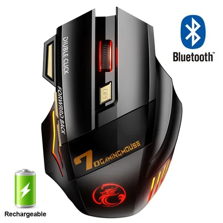 Rechargeable Wireless Mouse Bluetooth Gamer