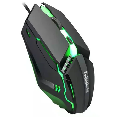 USB Wired Gaming Mouse 1600DPI Adjustable LED Backlit