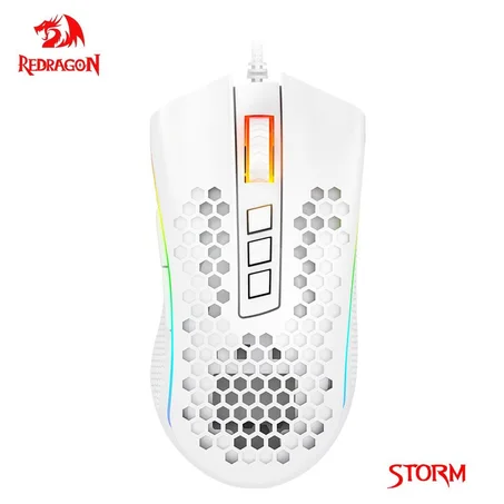 REDRAGON Storm M808 USB wired RGB Gaming Ultralight