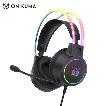 ONIKUMA RGB Headset Gamer PC PS4 Gaming Headphones