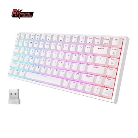 RK ROYAL KLUDGE RK84 75% RGB Triple Mode Mechanical Keyboard