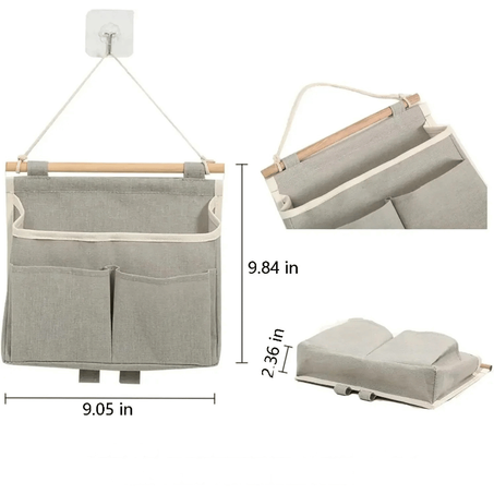 حقيبة تخزين مثبتة على الحائط لتخزين الأغراض المتنوعة