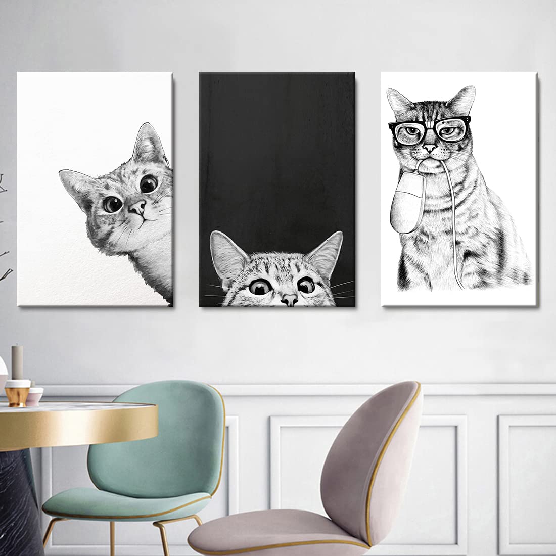 Tableaux de chats rigolo