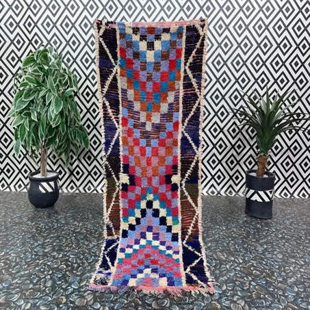 Aiza - Boucharouite Moroccan Rug