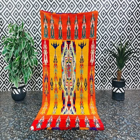 Amara - Boucharouite Moroccan Rug