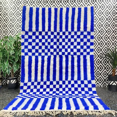 Atrar - Made To Order Checkered Moroccan Rug