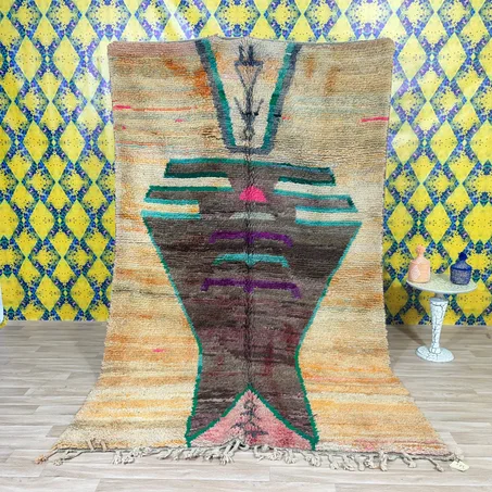 Tamimt - Colorful Moroccan Rug