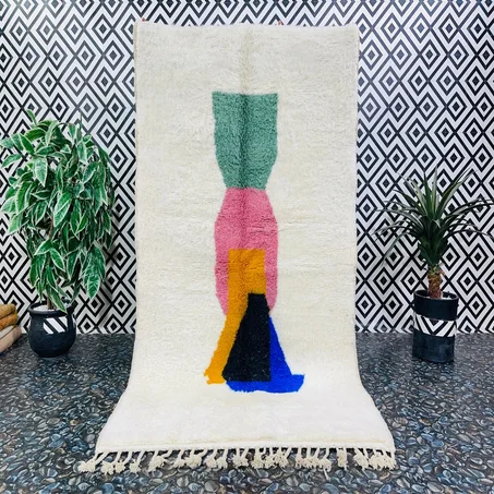 Yani -  Ready to Ship Moroccan Abstract Rug