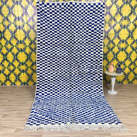 Malha -  Checkered Runner Rug