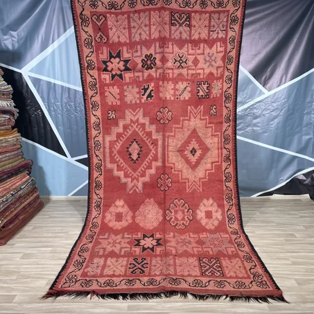 Ousa -  6.1x12.3 ft Moroccan Abstract Rug