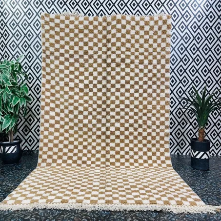Massa - Made To Order Checkered Moroccan Rug