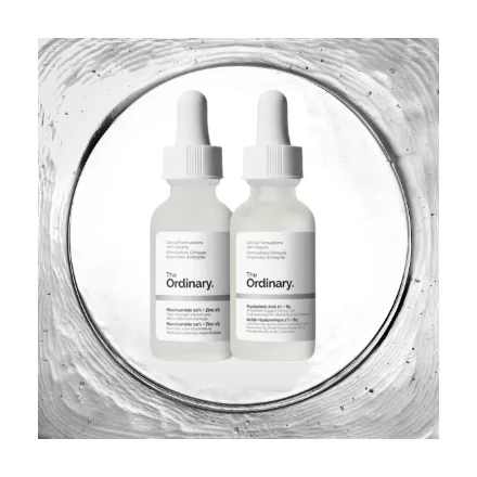 Kit Facial Treatment Niacinamide + Acide Hyaluronique - The Ordinary