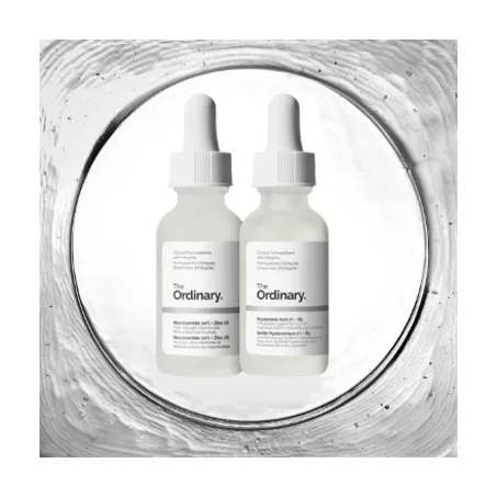 Kit Facial Treatment Niacinamide + Acide Hyaluronique - The Ordinary