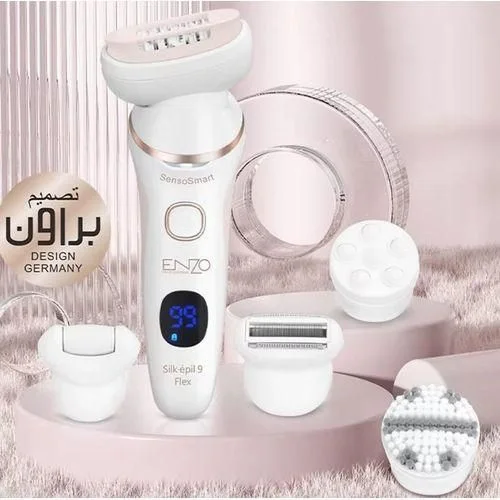 Enzo Professional Épilateur 5 en 1 & Brosse Nettoyante EN-0106