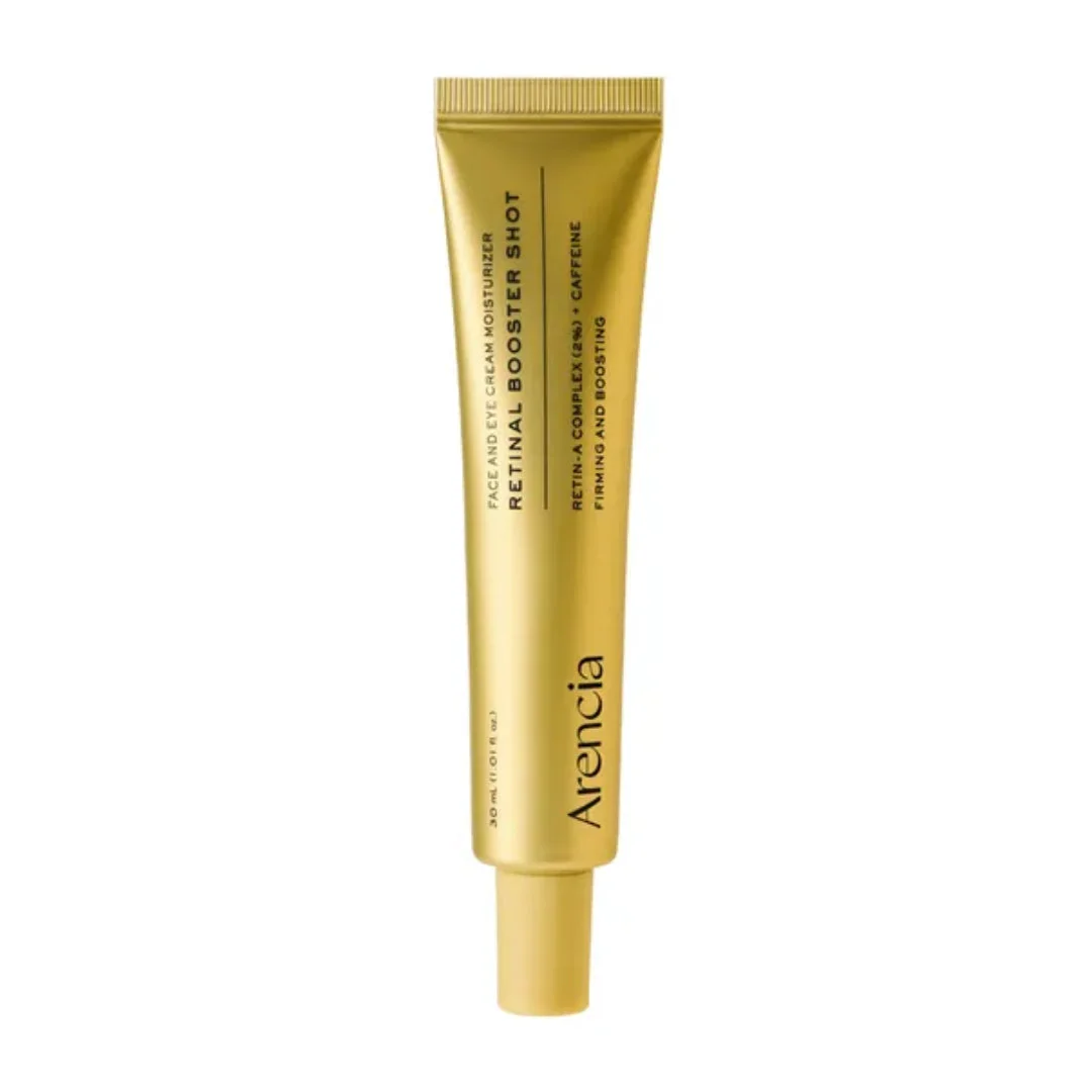 Arencia Retinal Booster Shot – Crème Visage & Contour des Yeux à la Caféine 30ml