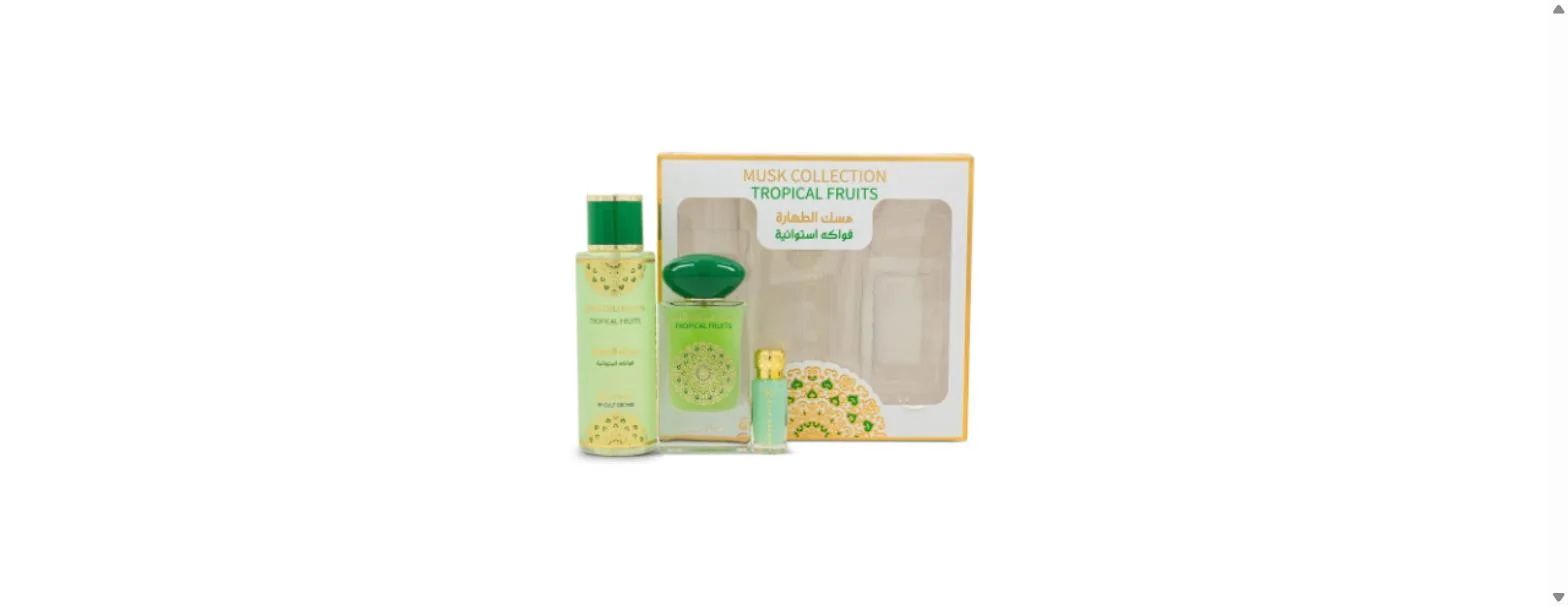 Coffret Musk Tahara Tropical Fruits Gulf Orchid - Set 3 Pieces Femme