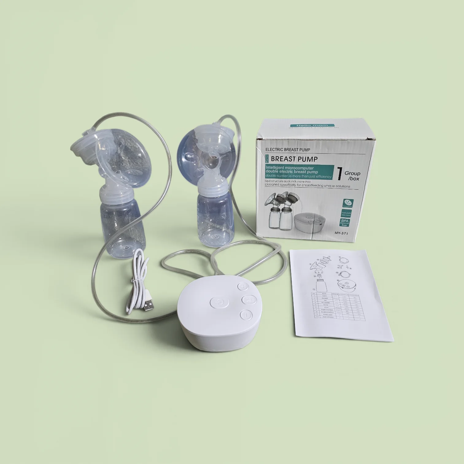 Tire-Lait Électrique Double Pompe