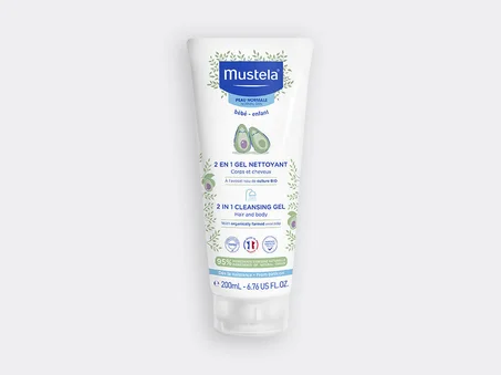 Mustela Gel Nettoyant 2 en 1 Cheveux et Corps 200ml