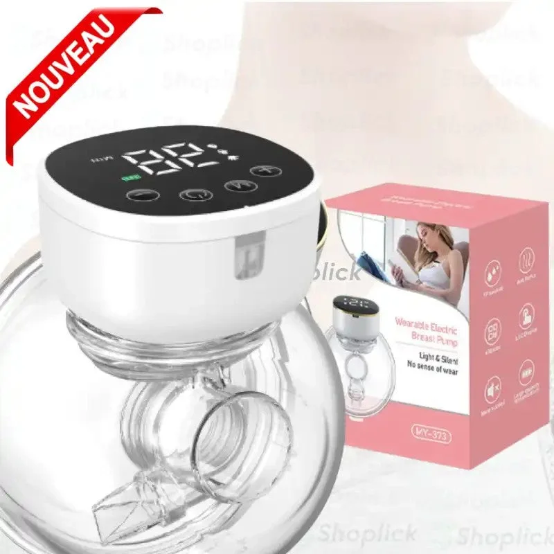 Tire-Lait Électrique Mains Libres – Confort & Liberté 4 Modes & 9 Niveaux d
