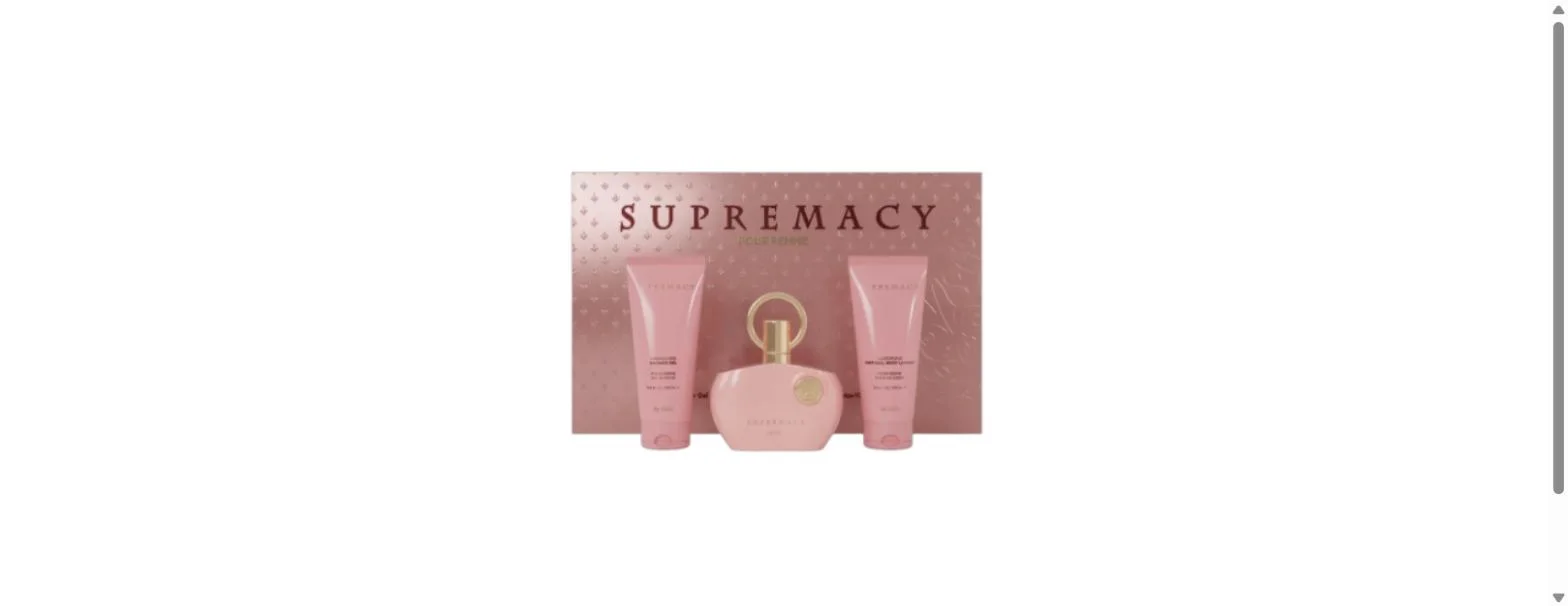 Coffret Supremacy Pink Afnan - Set 3 Pieces Femme