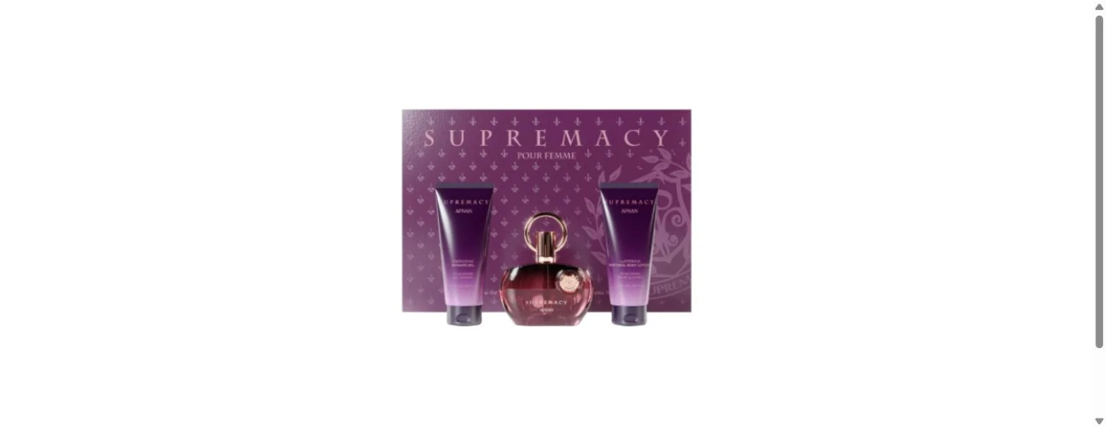 Coffret Supremacy Purple Afnan - Set 3 Pieces Femme