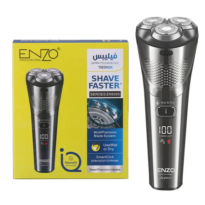 Rasoir Électrique ENZO EN-9305 3D Rechargeable USB