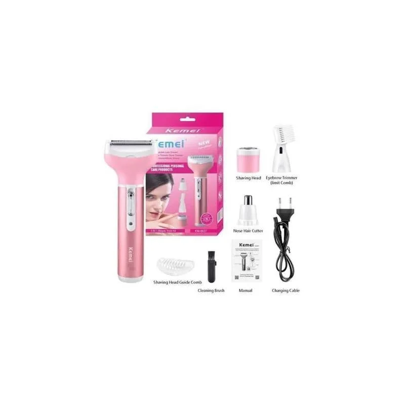 Tondeuse Pro Kemei KM-6637 Rechargeable 4-en-1