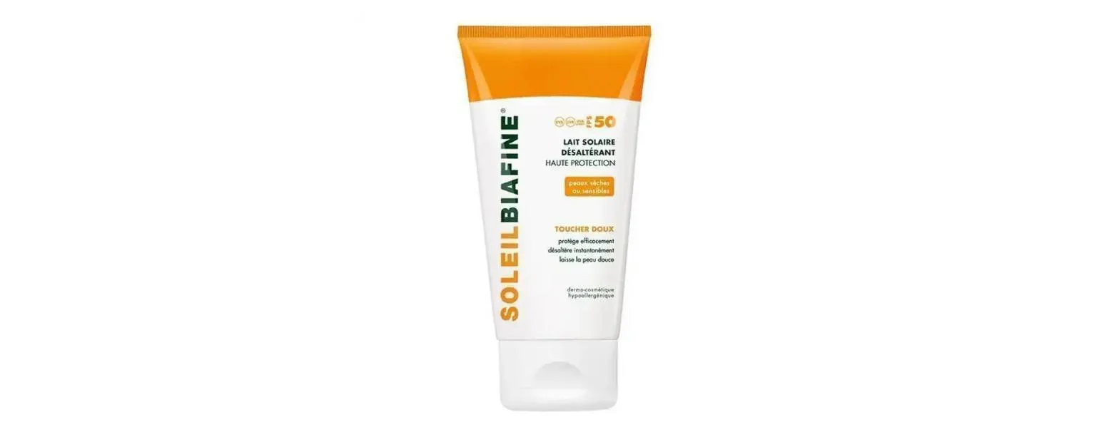 Crème Solaire SoleilBiafine SPF50+ 150ml – Hypoallergénique