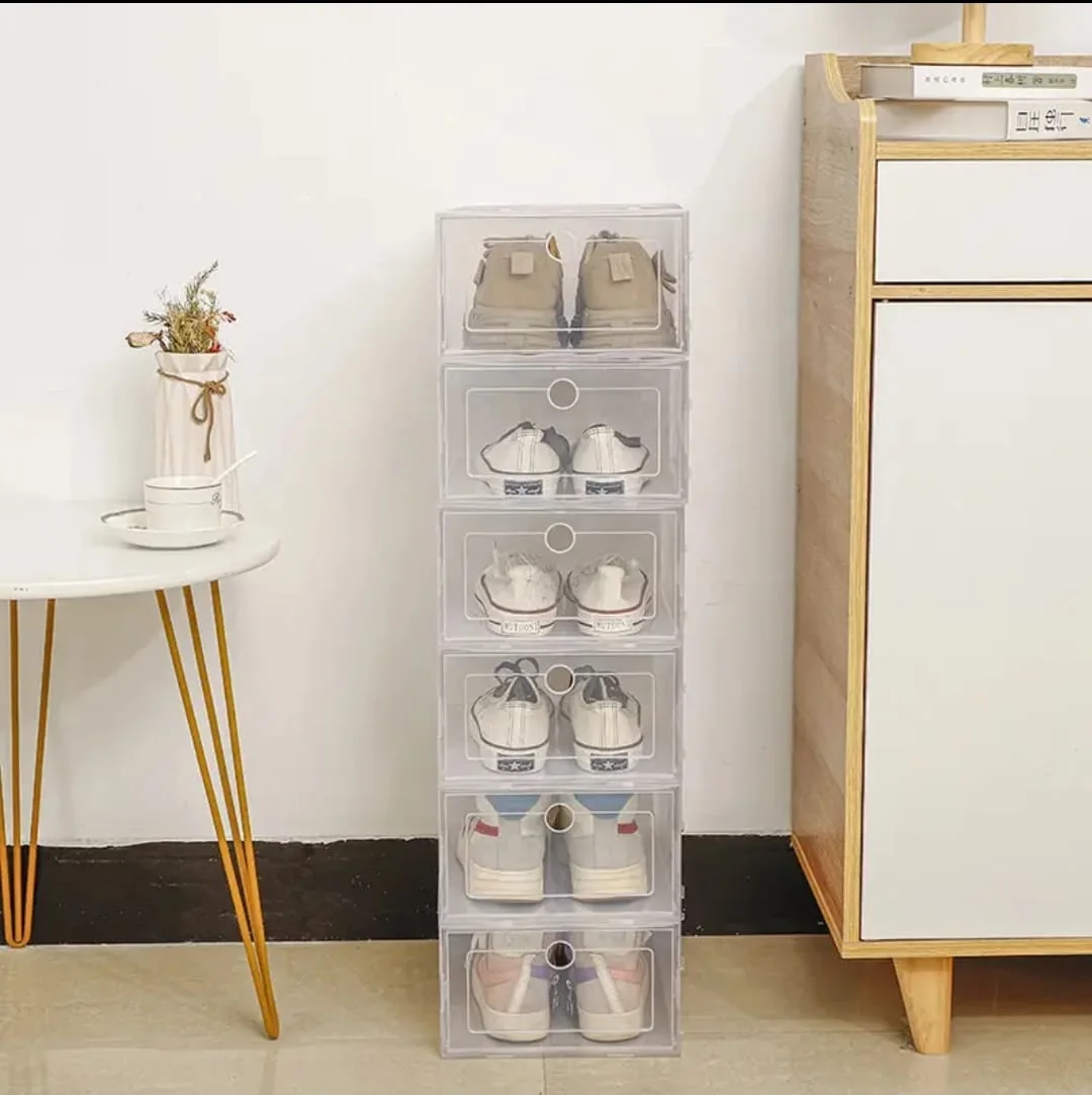 Boîte de Rangement Chaussures Transparente – 1 Pièce