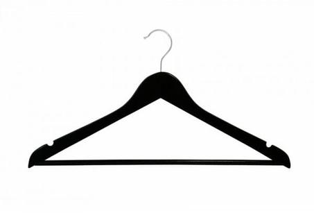 Cintre noir plastique