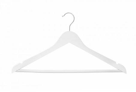 Cintre blanc plastique