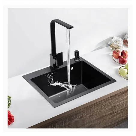 SM Pack Evier lavabo cuisine avec mitigeur