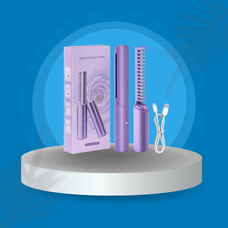 مشط كهربائي لتصفيف وتنعيم الشعر