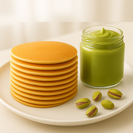 Crêpe croustillance base de PISTACHE