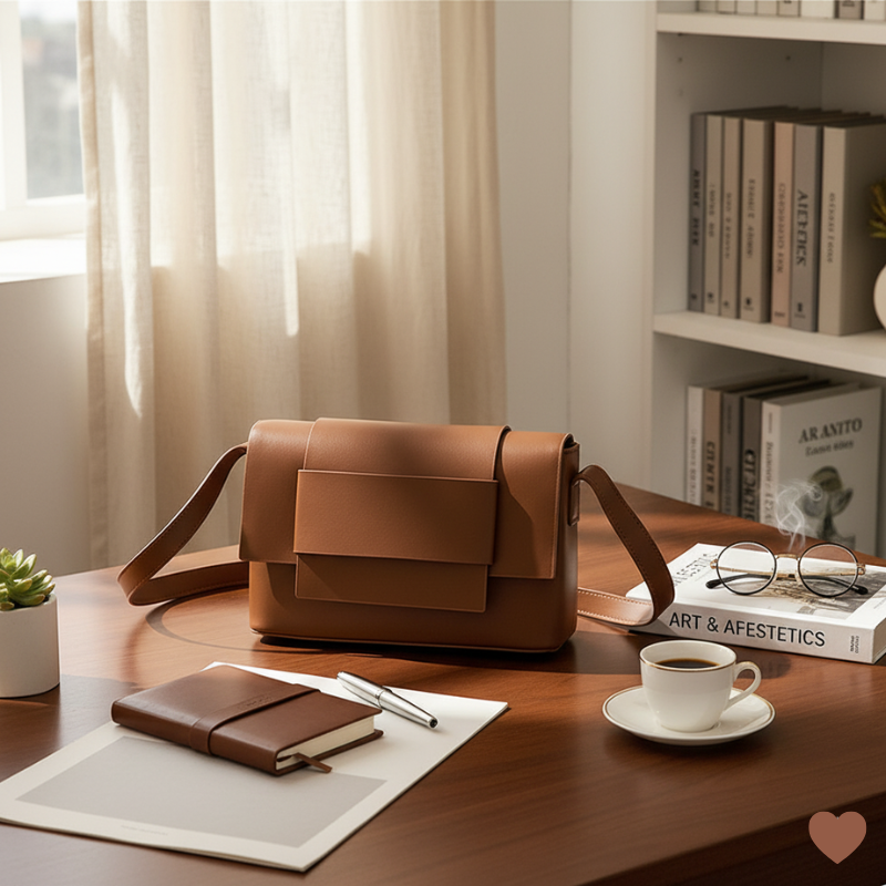 Le SATCHEL URBAIN  – L’Élégance Simple. L’Identité Claire.
