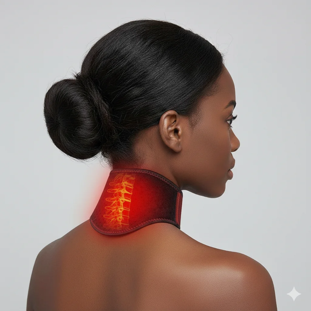 🔥CEINTURE MAGNETIQUE AUTO- CHAUFFANTE    Anti-Douleurs Cervicales - Soulagement Rapide en 15 Minutes